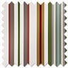 The British Stripe Co. Elizabeth, Highlands No.1 - Twist&Fit Roman Blind